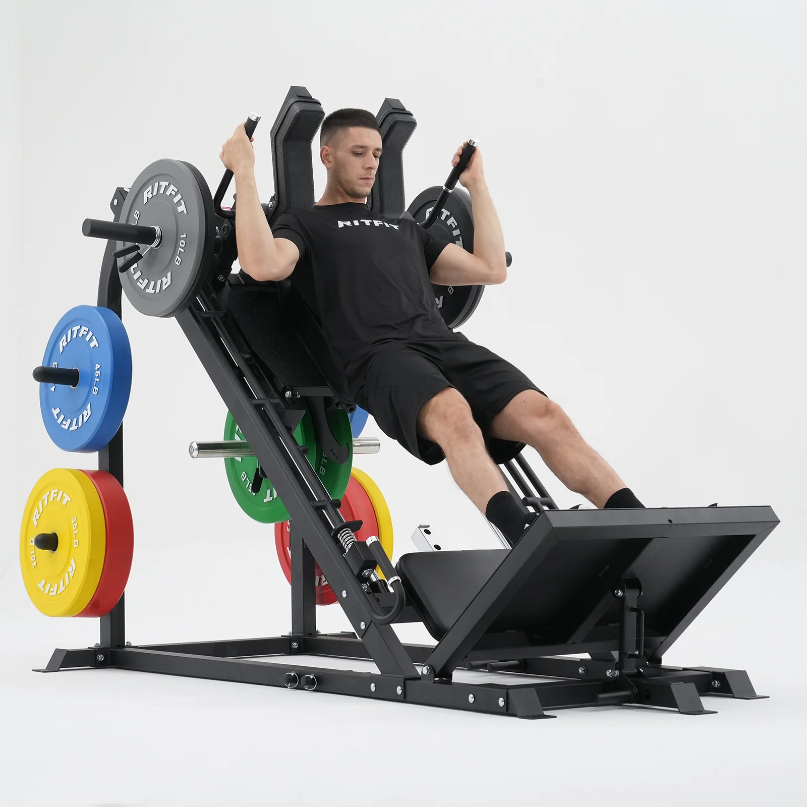 RitFit GAZELLE PRO 3-in-1 Leg Press & Hack Squat Machine Set - Image 25