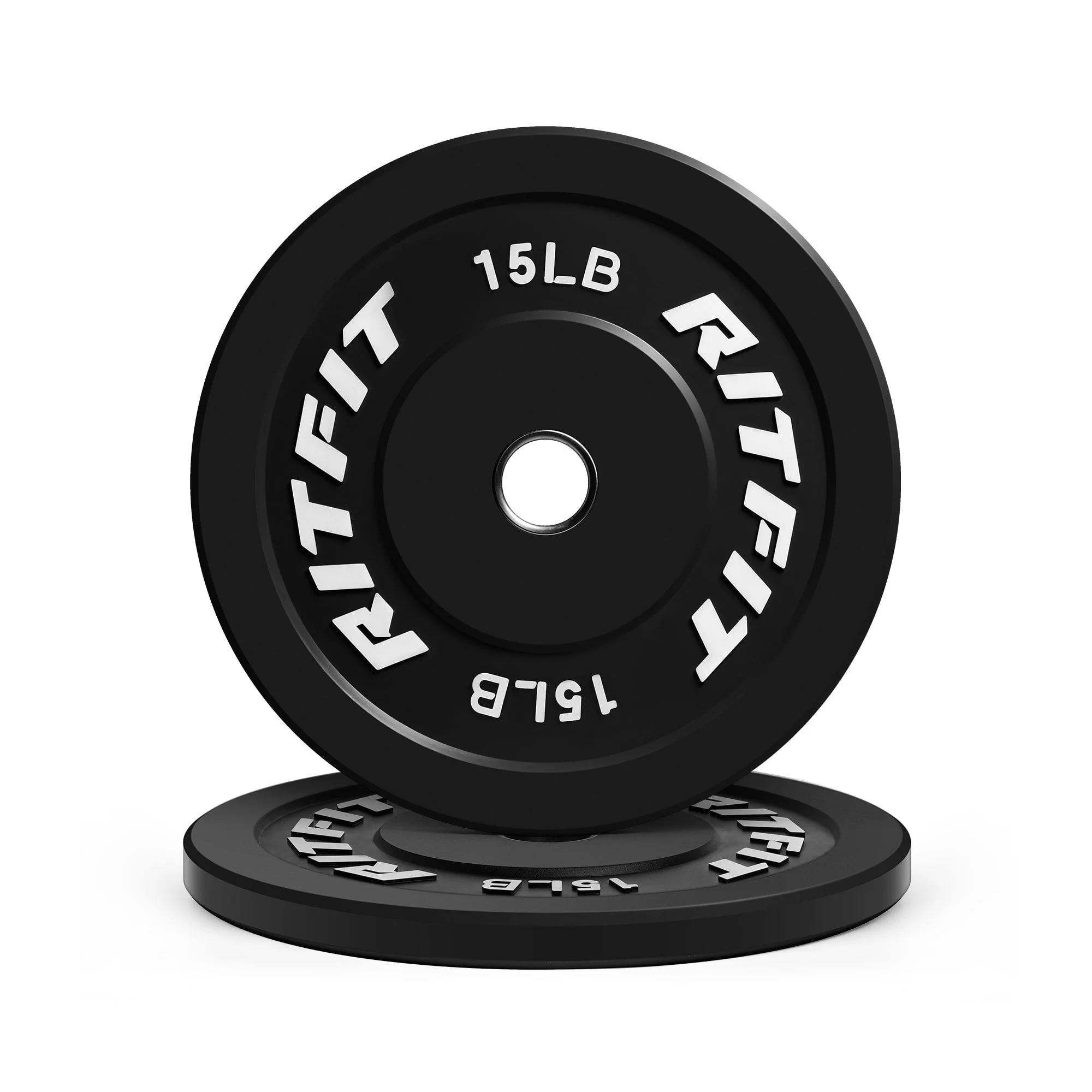 RitFit Color Bumper Plates Olympic 2-Inch Rubber - Image 5