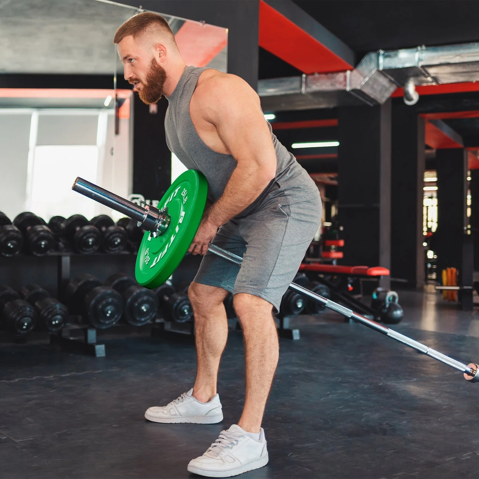 RitFit Color Bumper Plates Olympic 2-Inch Rubber - Image 9