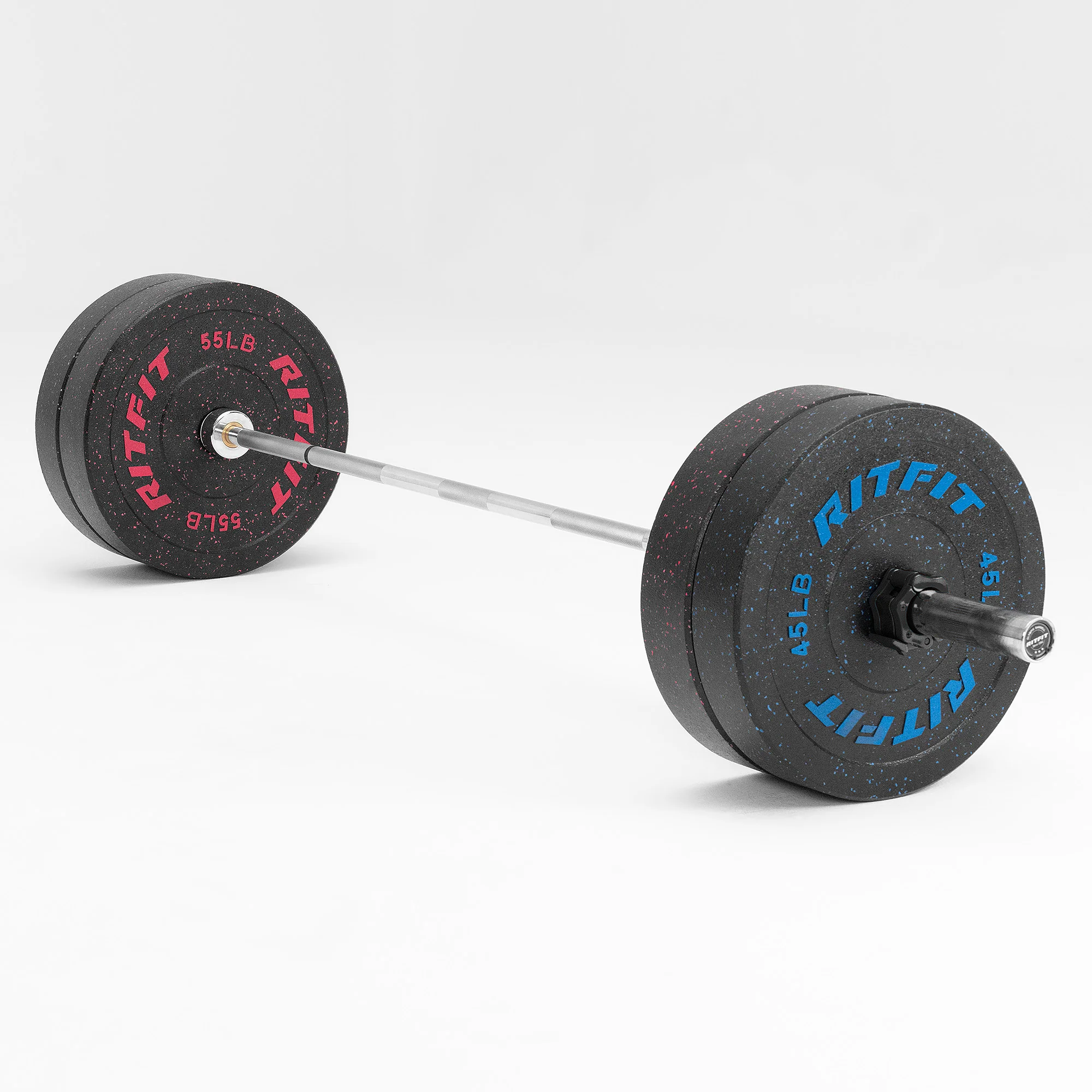 RitFit Fleck Bumper Plates 2-Inch Olympic Rubber Weight Plates - Image 18
