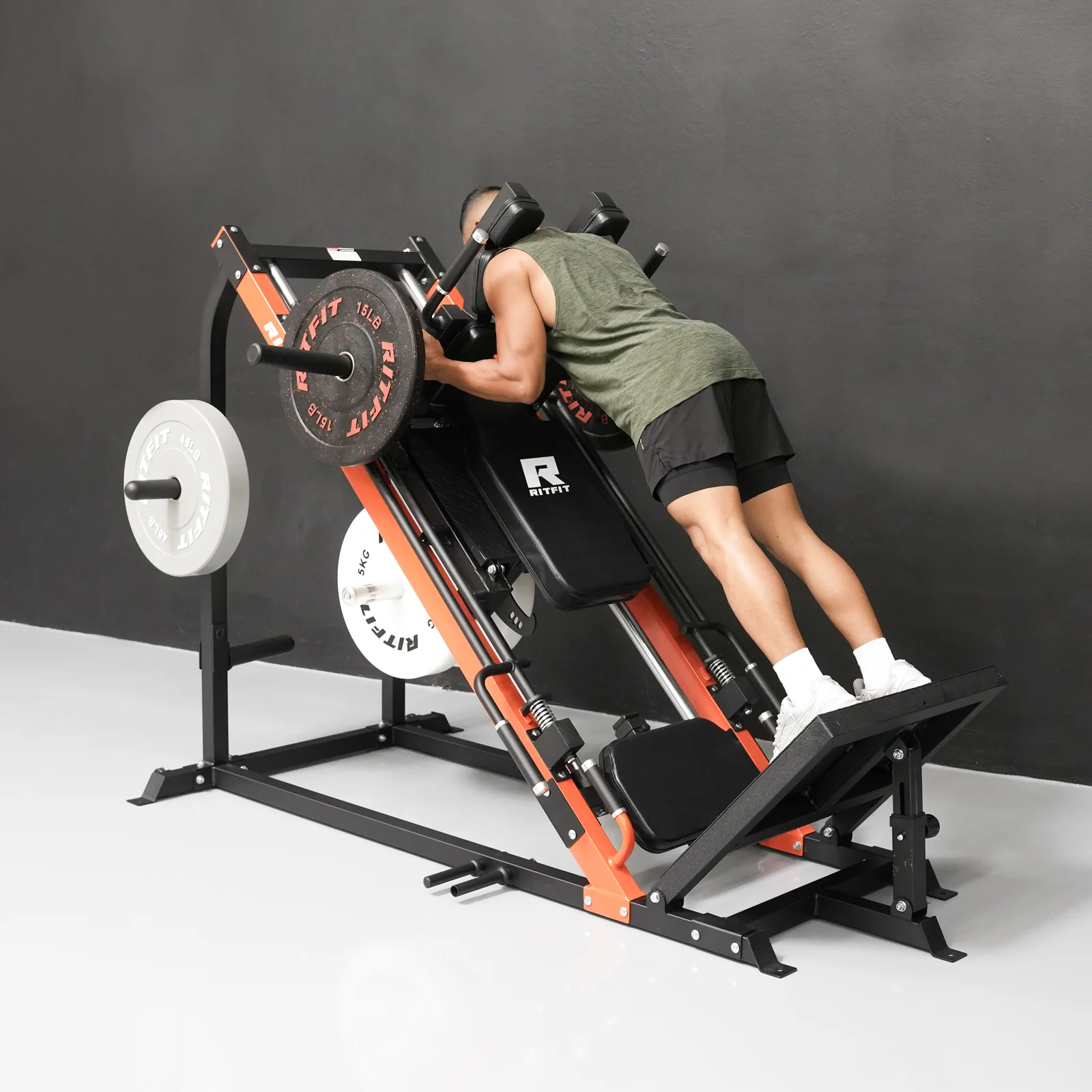 RitFit GAZELLE 3-in-1 Leg Press Hack Squat Machine for Home Gym - Image 16