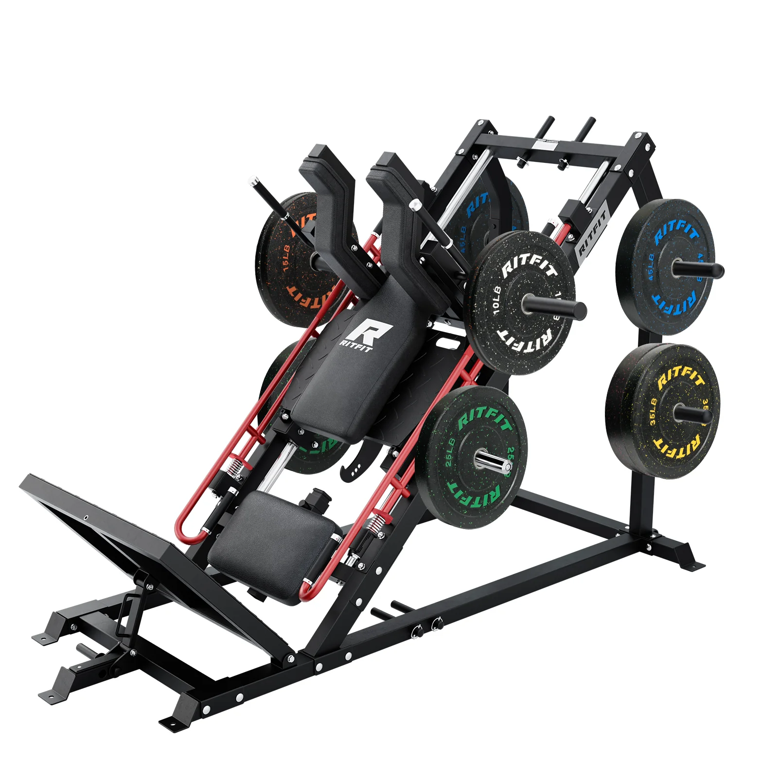 RitFit GAZELLE PRO 3-in-1 Leg Press & Hack Squat Machine Set - Image 13