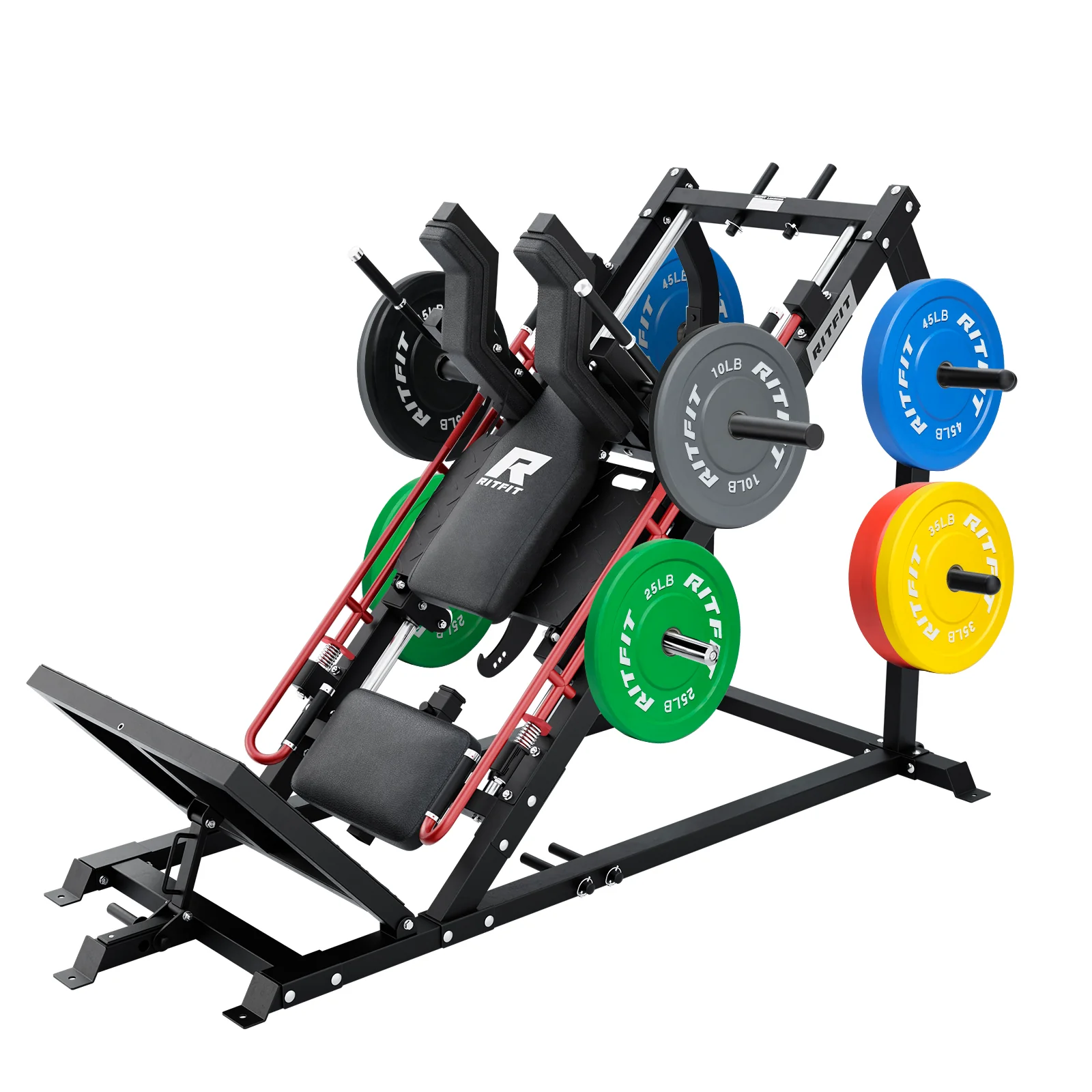 RitFit GAZELLE PRO 3-in-1 Leg Press & Hack Squat Machine Set - Image 7