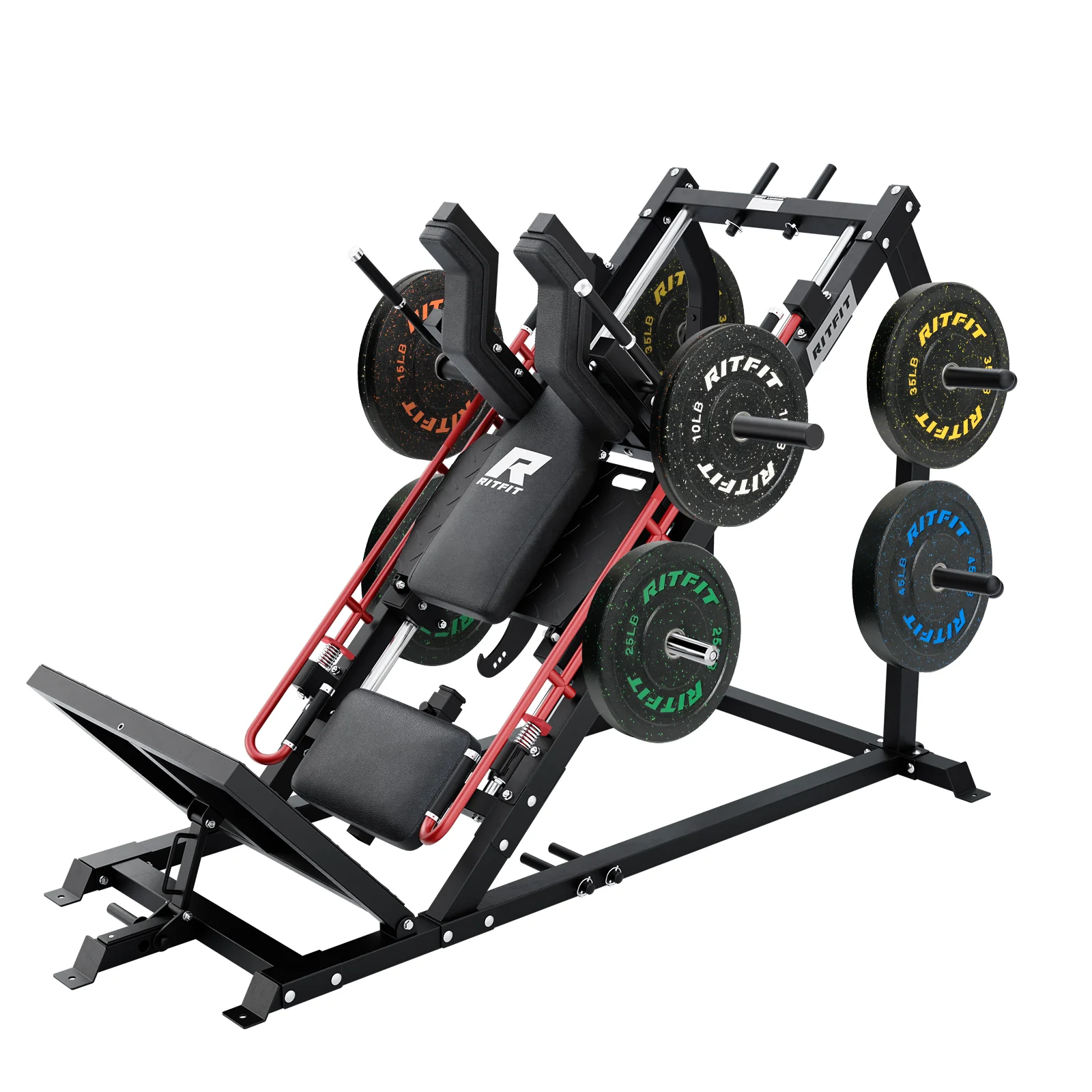 RitFit GAZELLE PRO 3-in-1 Leg Press & Hack Squat Machine Set - Image 9