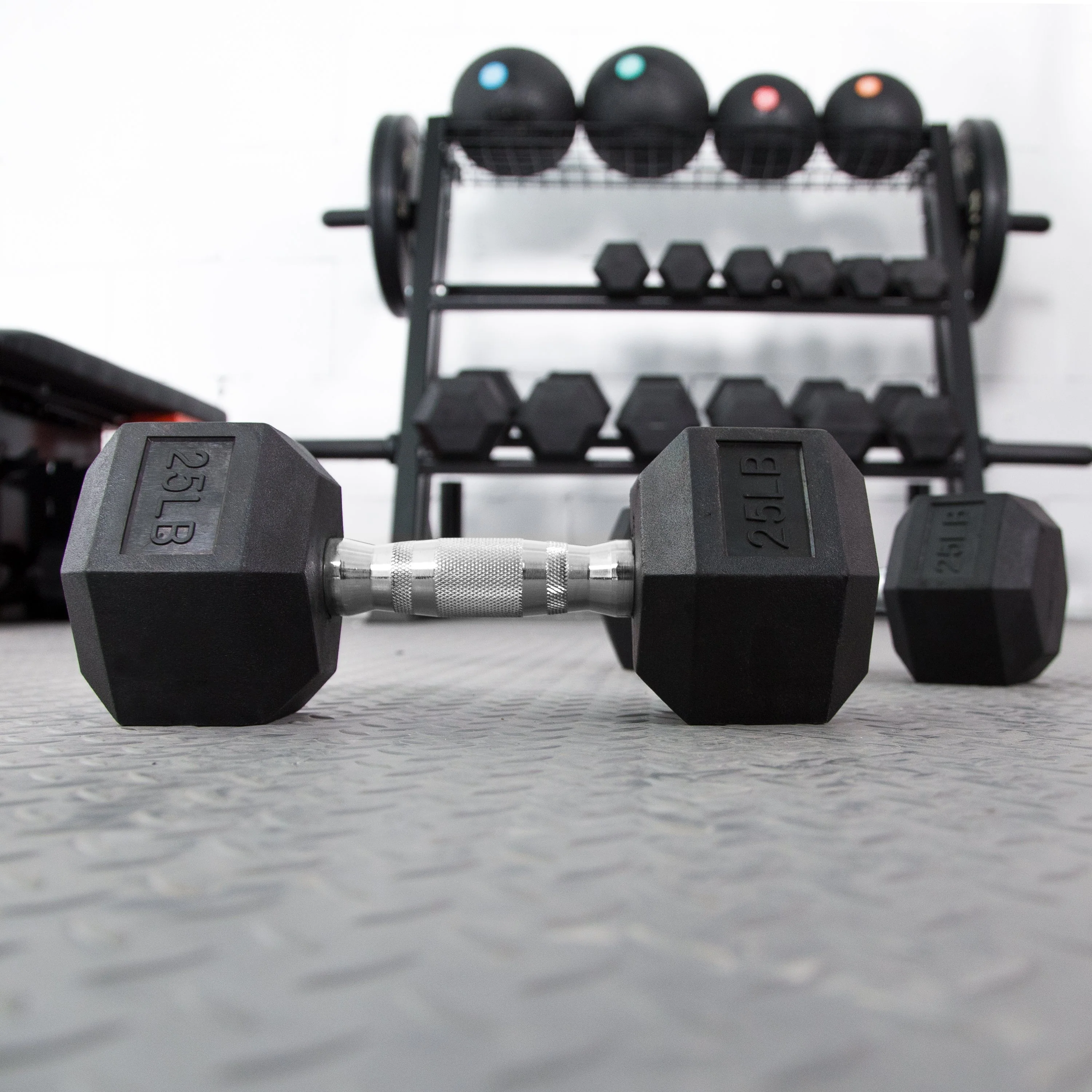 RitFit Rubber Hex Dumbbells Pairs and Sets - Image 5