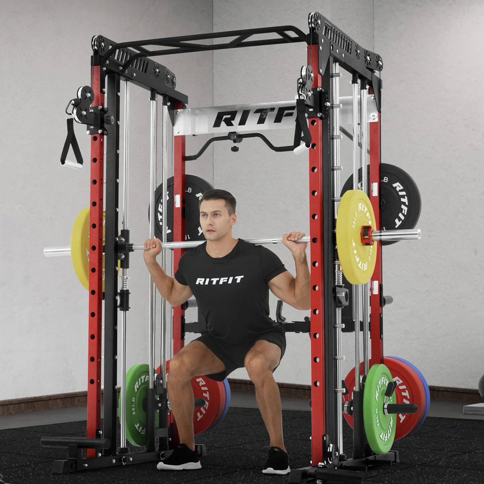 RitFit M1 PRO Smith Machine Home Gym Package Comprehensive All-In-One Workout System - Image 11