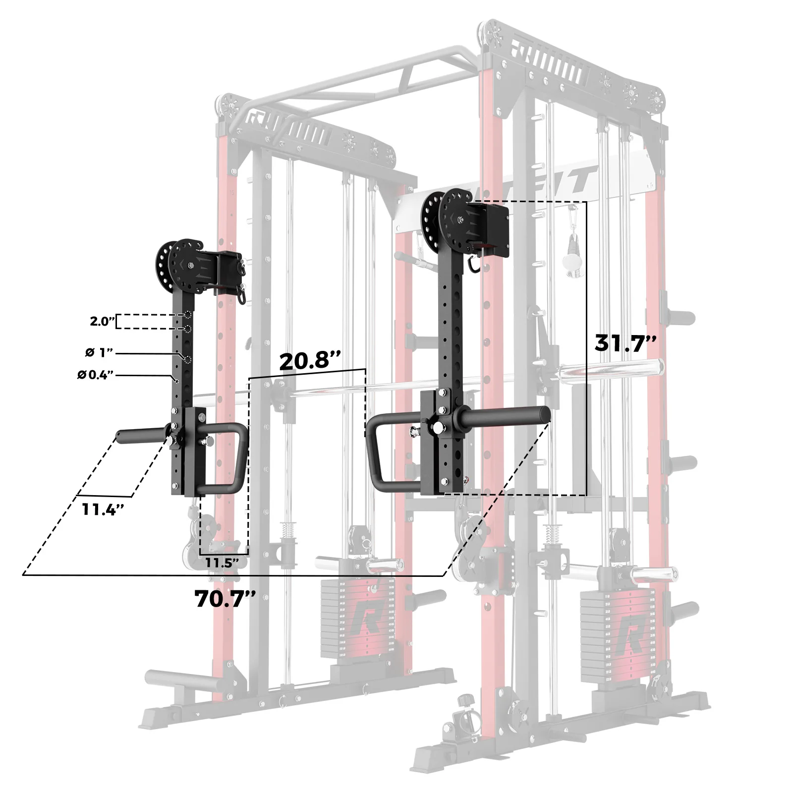 RitFit LAM1 Adjustable Lever Arm Attachment (Only for M1 PRO) - Image 5