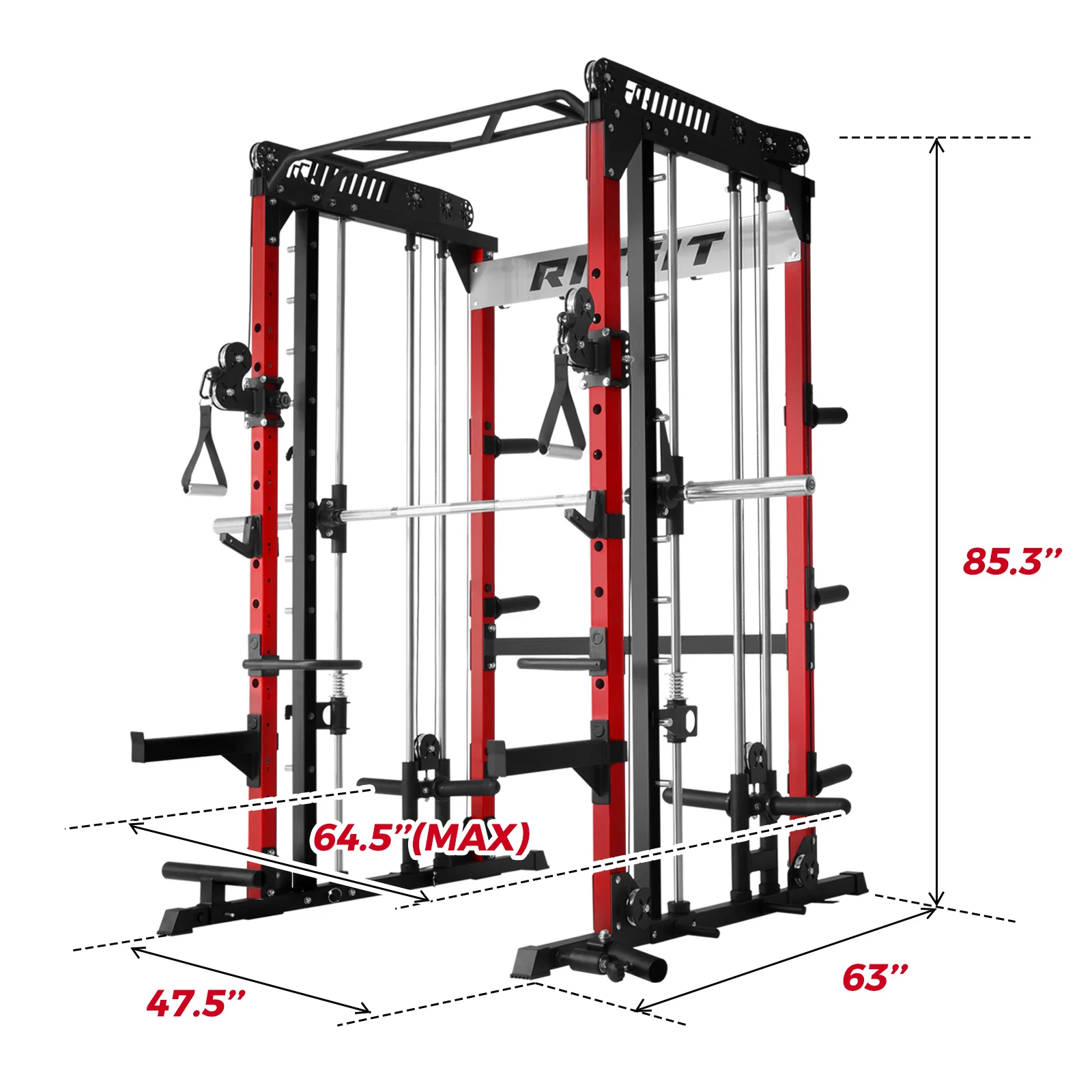 RitFit M1 PRO Smith Machine Home Gym Package Comprehensive All-In-One Workout System - Image 9