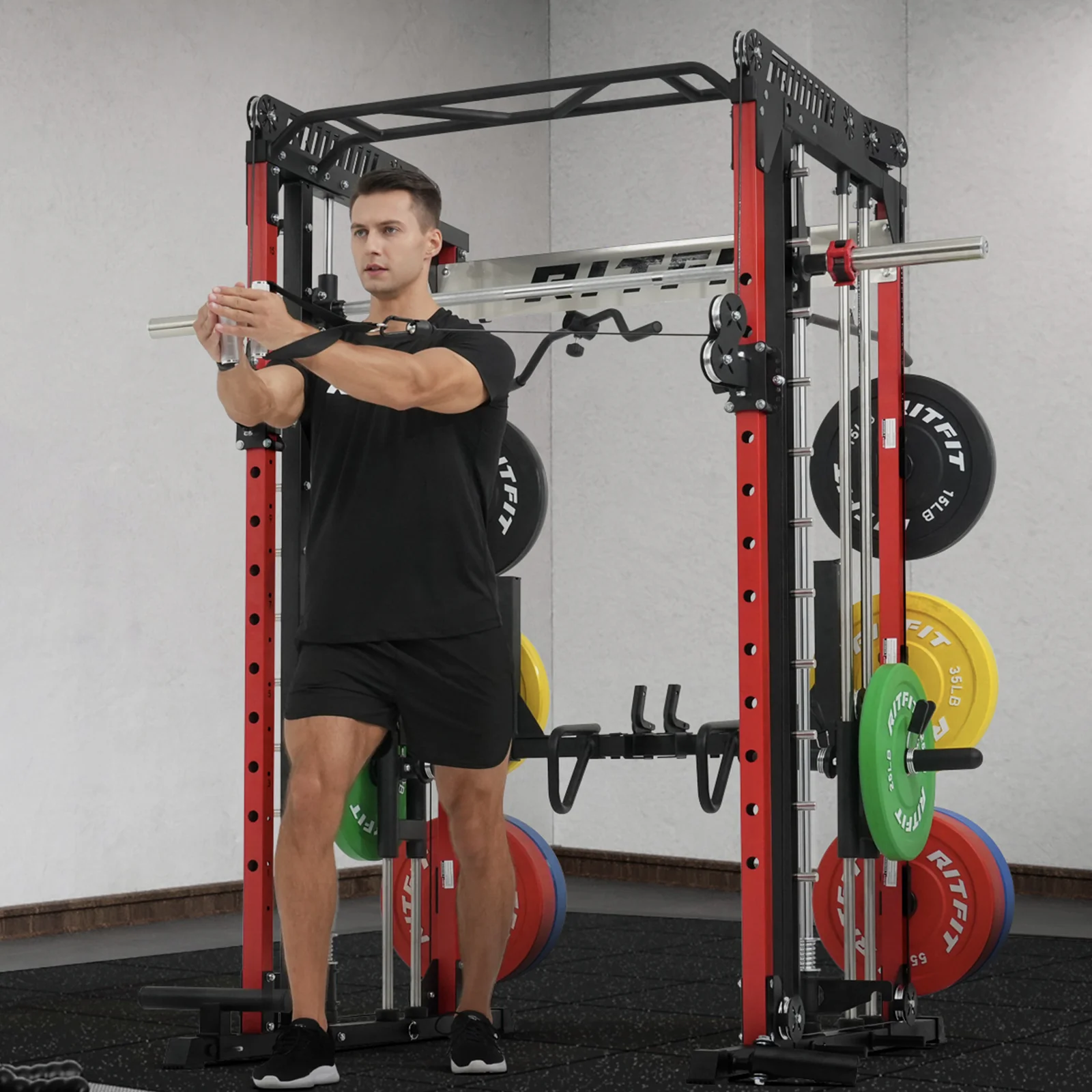 RitFit M1 PRO Smith Machine Home Gym Package Comprehensive All-In-One Workout System - Image 10