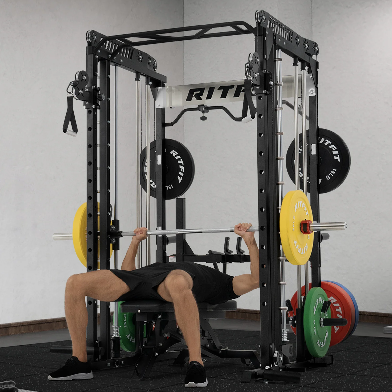 RitFit M1 PRO Smith Machine Home Gym Package Comprehensive All-In-One Workout System - Image 13