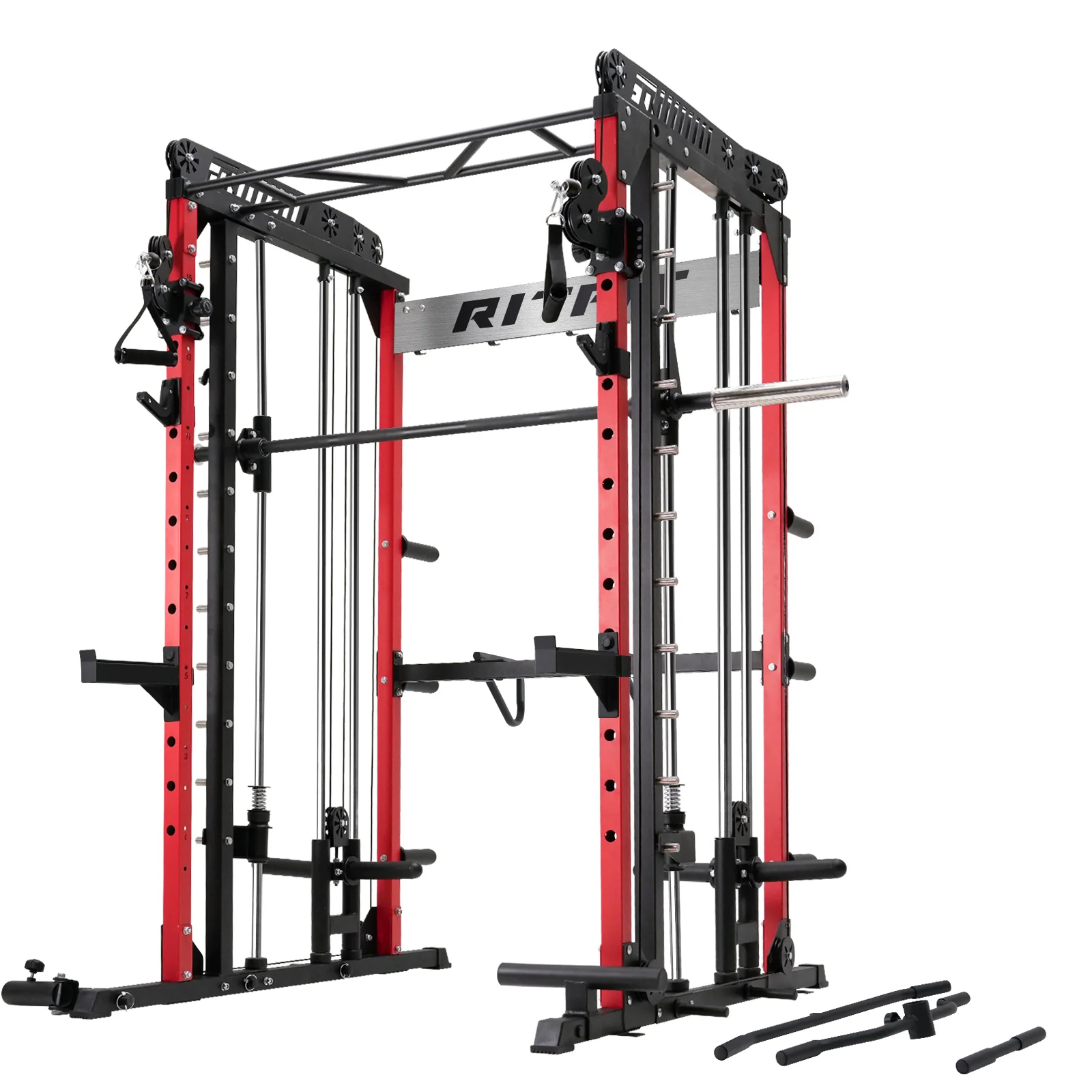 RitFit M1 Smith Machine with Cable Crossover System for Home Gym - Image 4
