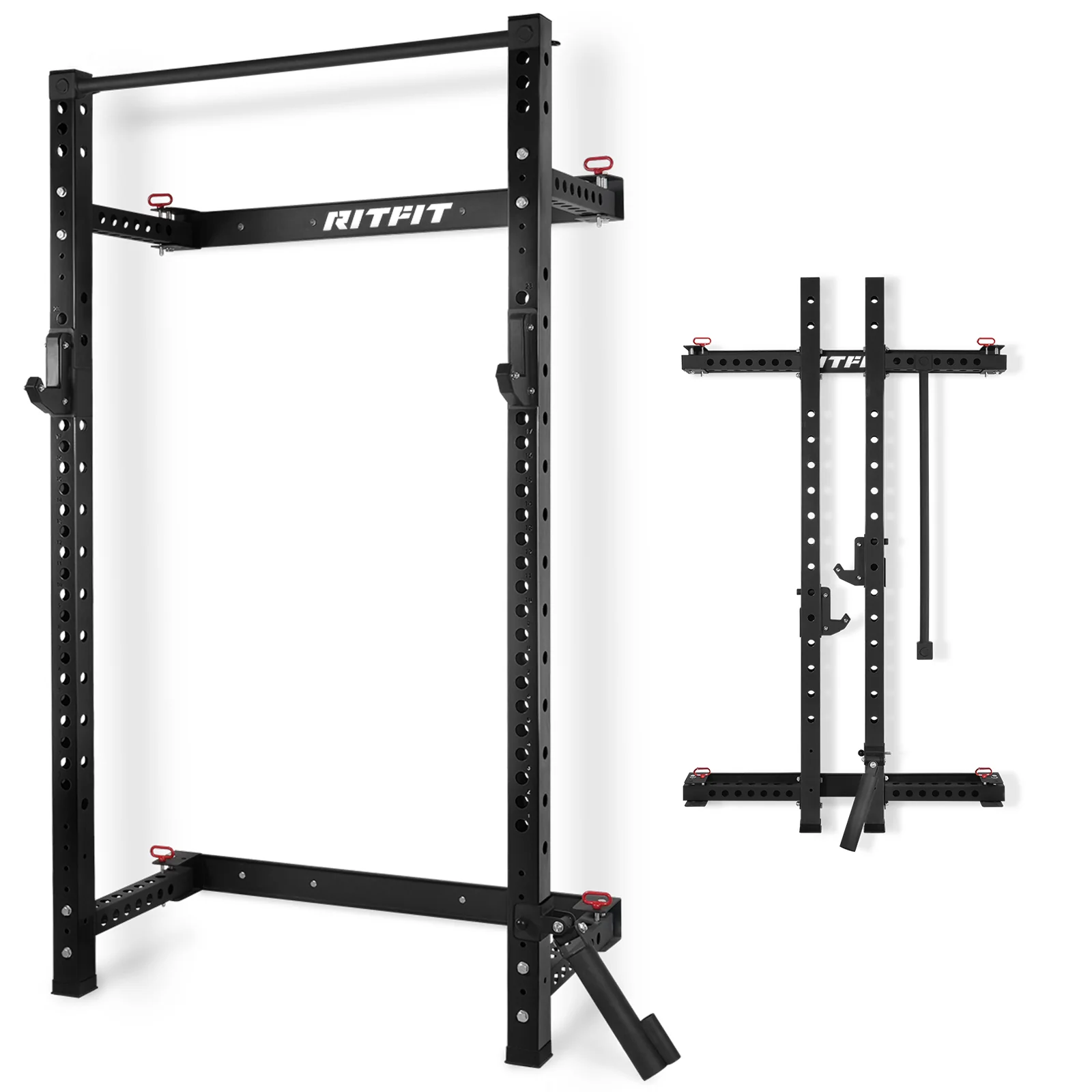 RitFit PWM02 Multi-Functional Folding Squat Rack - Image 3