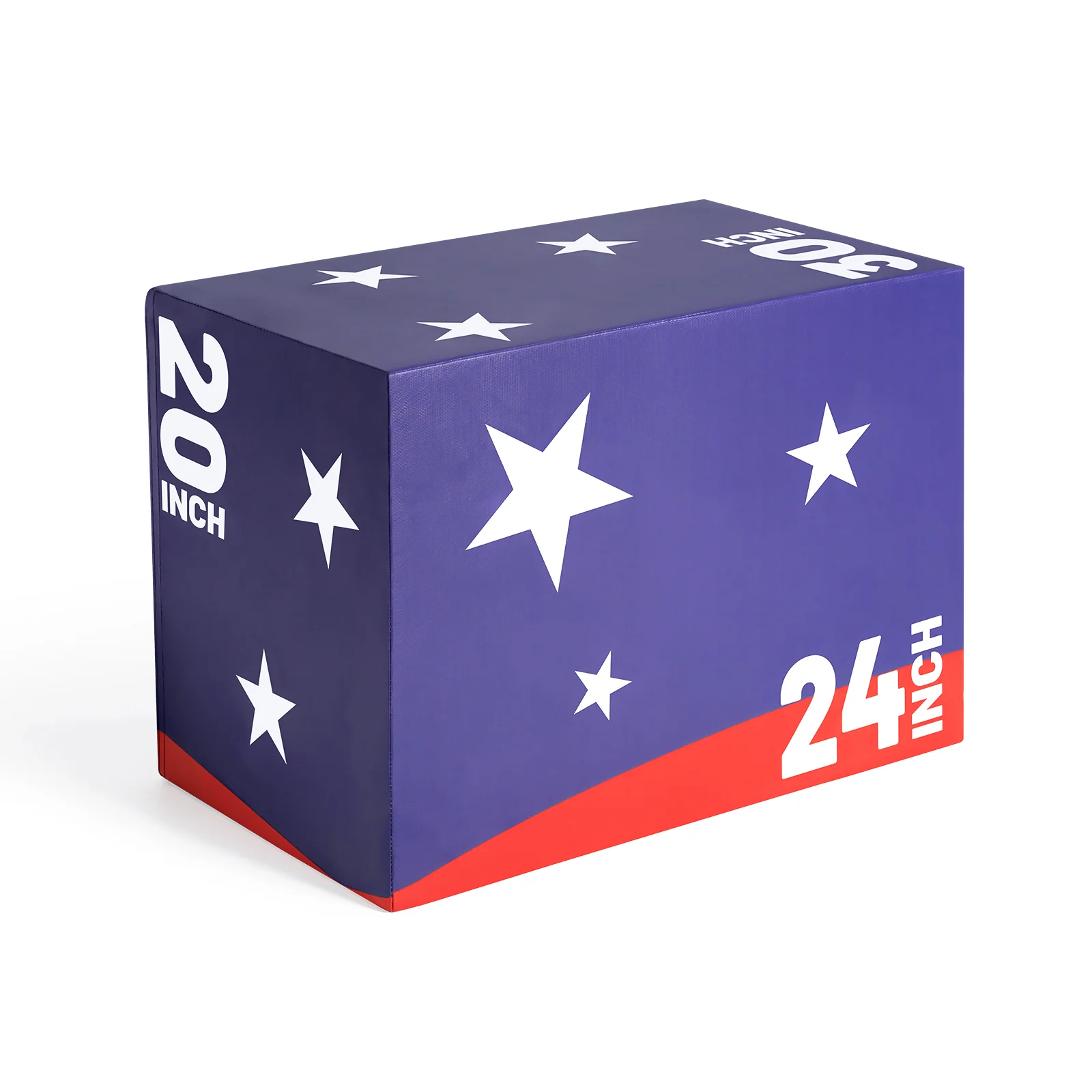 RitFit Patriotic Color 3-in-1 Foam Plyo Box Jump Platform - Image 4