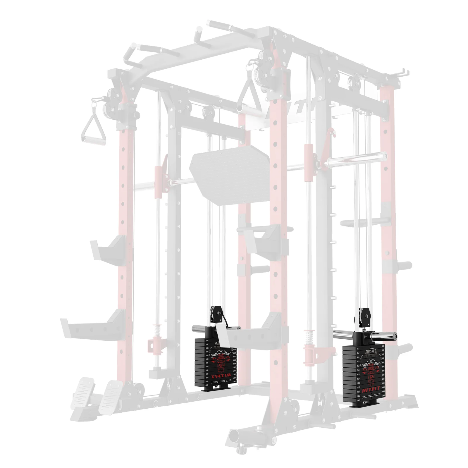 RitFit WSBFL Weight Stack Set 286lbs for Buffalo - Image 2