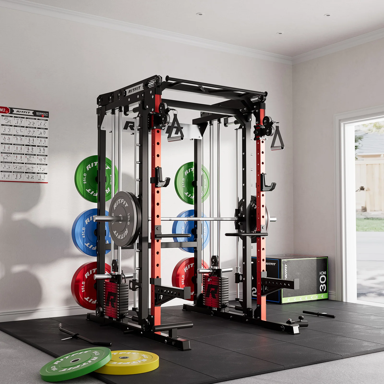 RitFit WSM2 Weight Stack Set 286lbs for M2 / M2 3D - Image 8