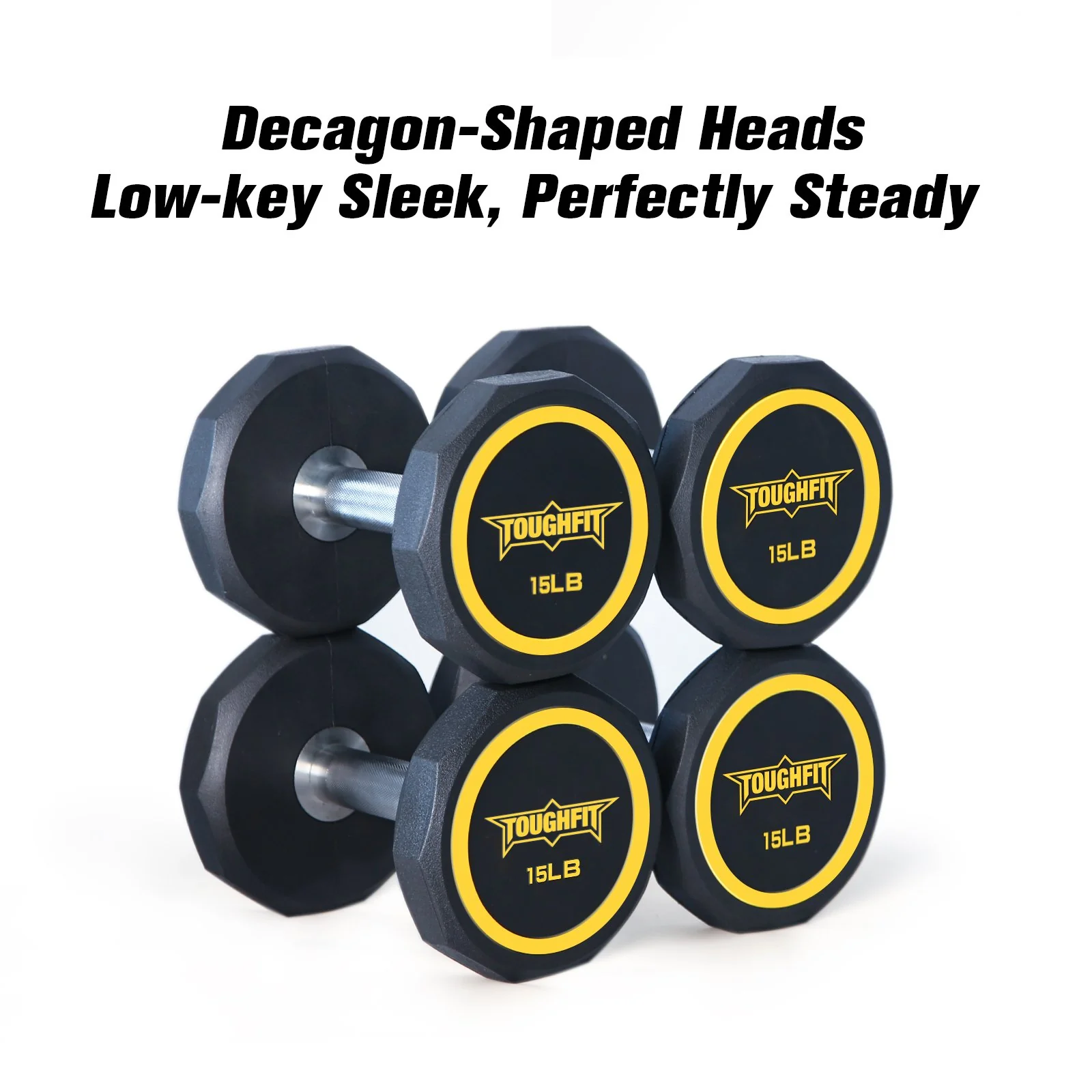 ToughFit Decagon PEV Dumbbells - Image 12